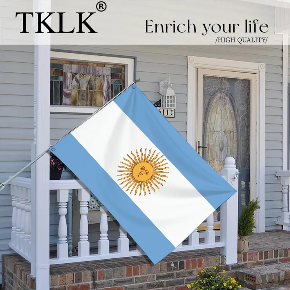 Flag of Argentina Colo Colo More Jerusalem Palestine Txt Portugal Flags Banners Accessories Home Decor Garden