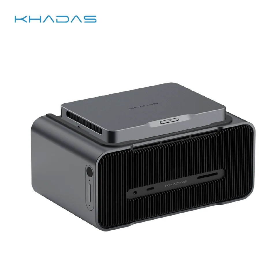 Khadas Mind 2s Mini PC Intel Core Ultra 7 255H ​   16C/16T Windows 11 Home Barebone Desktop Computer 64GB RAM 2TB SSD PCle 5.0 USB4