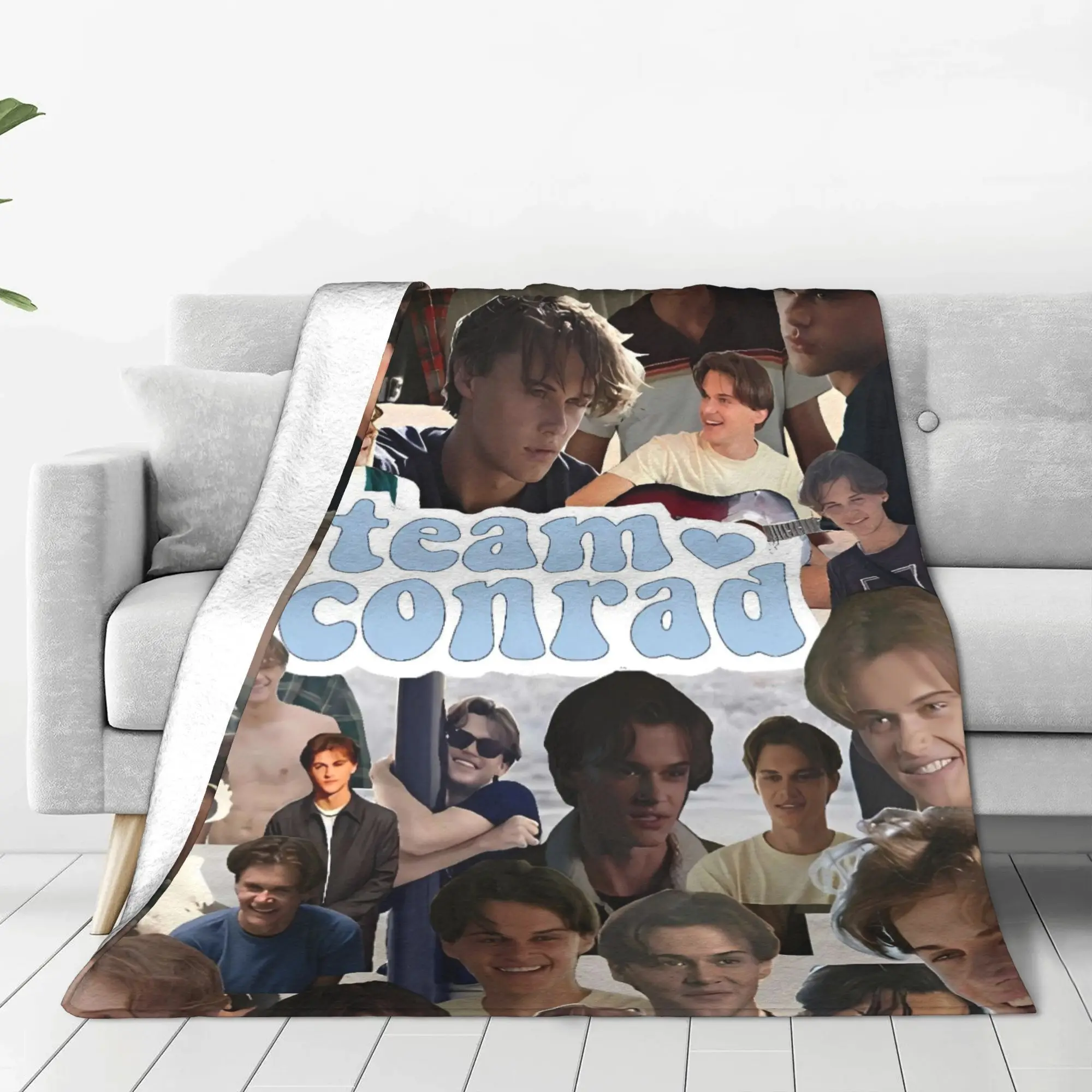 Conrad Fisher The Summer I Turned Pretty Blanket Quality Super Soft  Throw Blanket Autumn Kids Couch Chair Fashion Bedspread