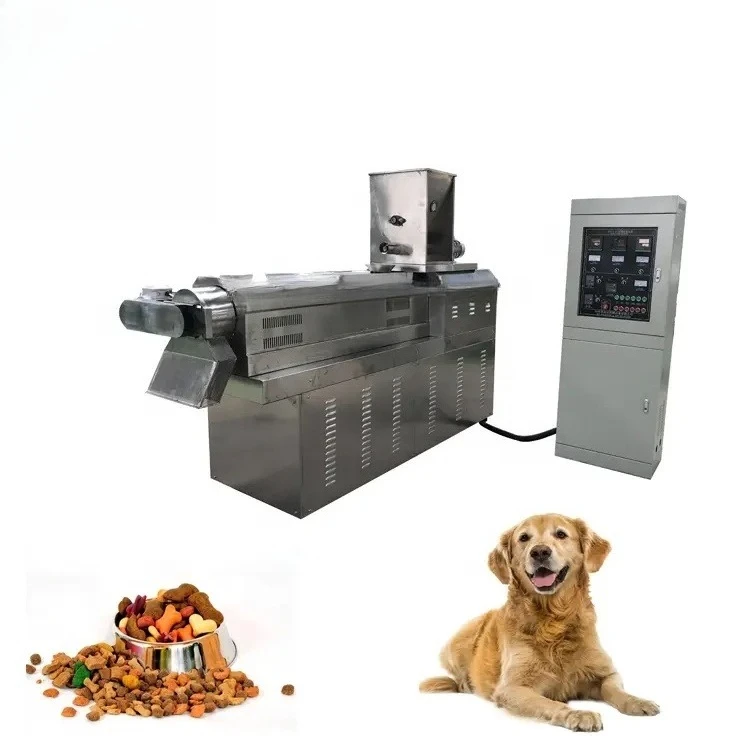 Fully Automatic Dry Pet Food Equipment Production Line Dry Dog Cat Pet Food Complete Production Line