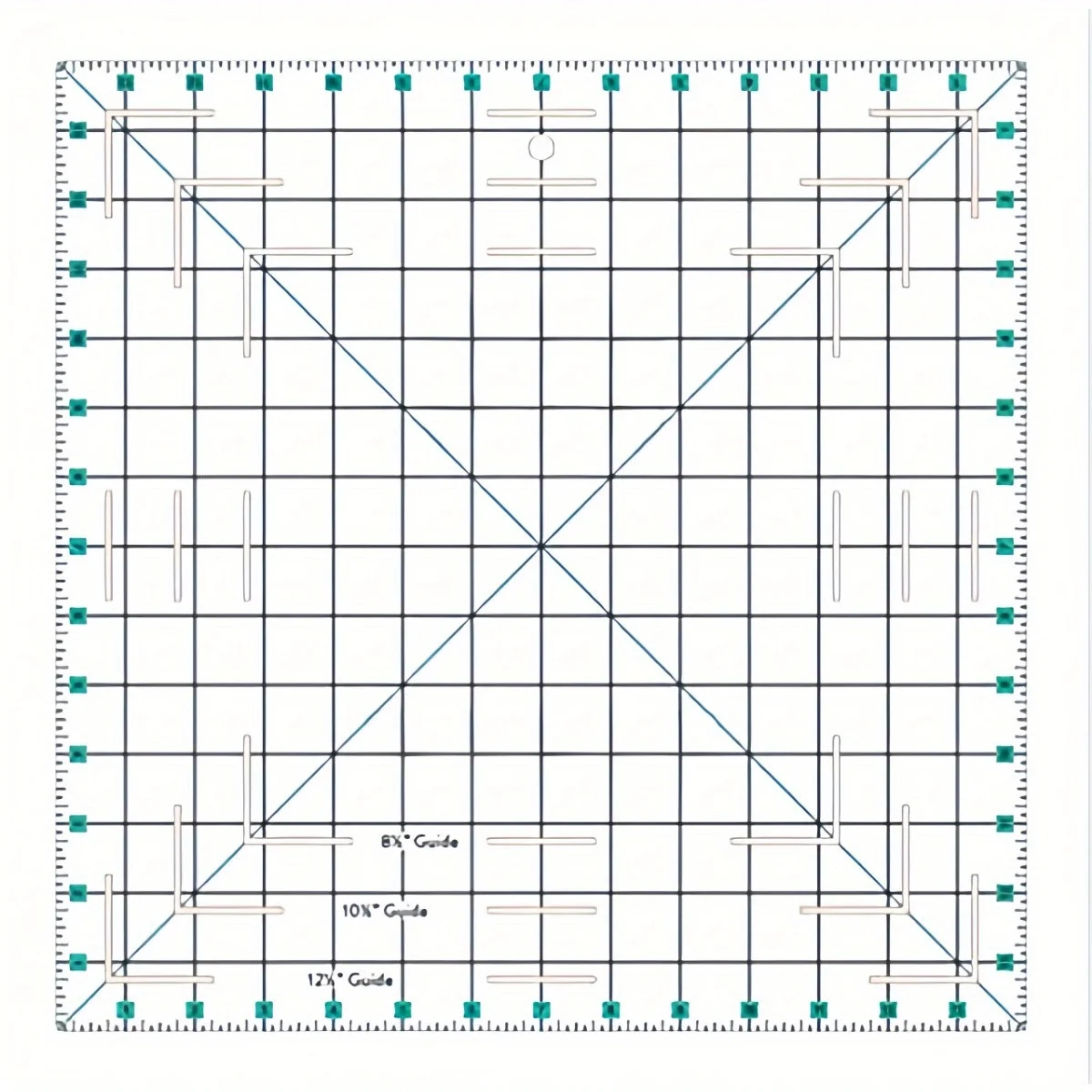 

Мерная Выравнивающая линейка 14x14 дюймов. Швейная лента, инструмент для изготовления одеял, Квадратный шаблон для сращивания футболок.