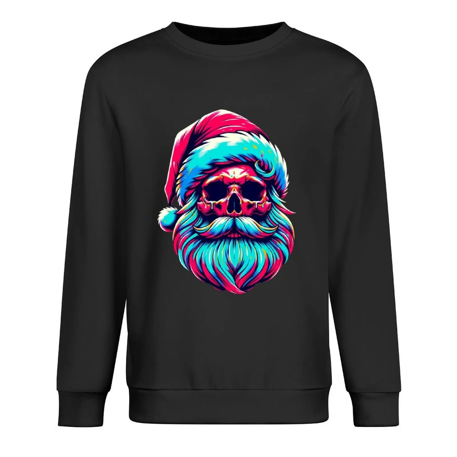 

Santa Skull Pullover tracksuits japanese style graphic t shirts men tracksuit men aesthetic sweatshirts