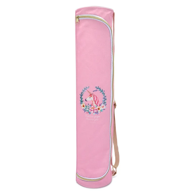 Canvas Yoga Bag, Large Gym Mat Bag, Big Capacity Yoga Backpack, Pilates Mat Case, Carriers (Yoga Mat not including)