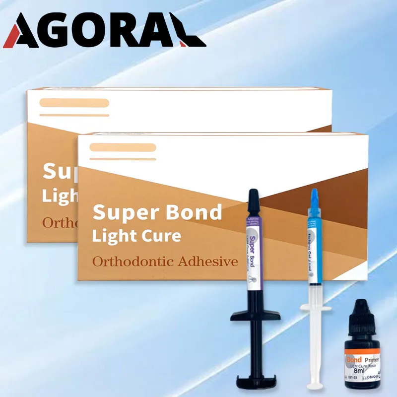 1/3Pcs Dental Orthodontic Adhesive Super Bond Light Cure Glue Direct Bonding System For Bonding Brackets Buccal Tube