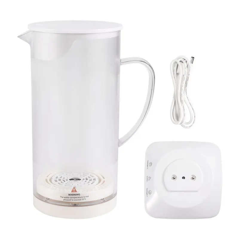 AEE4-1100ML Hydrogen Water Kettle USB Hydrogen Rich Water Generator Kettle Ionized Alkaline Water Electrolysis Pitcher