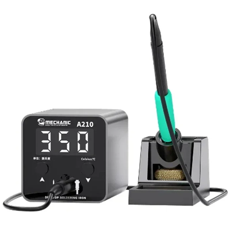 MECHANIC A210 Desktop Intelligent Digital Display Soldering Station for PCB Motherboard Repair Welding Soldering Station Tools