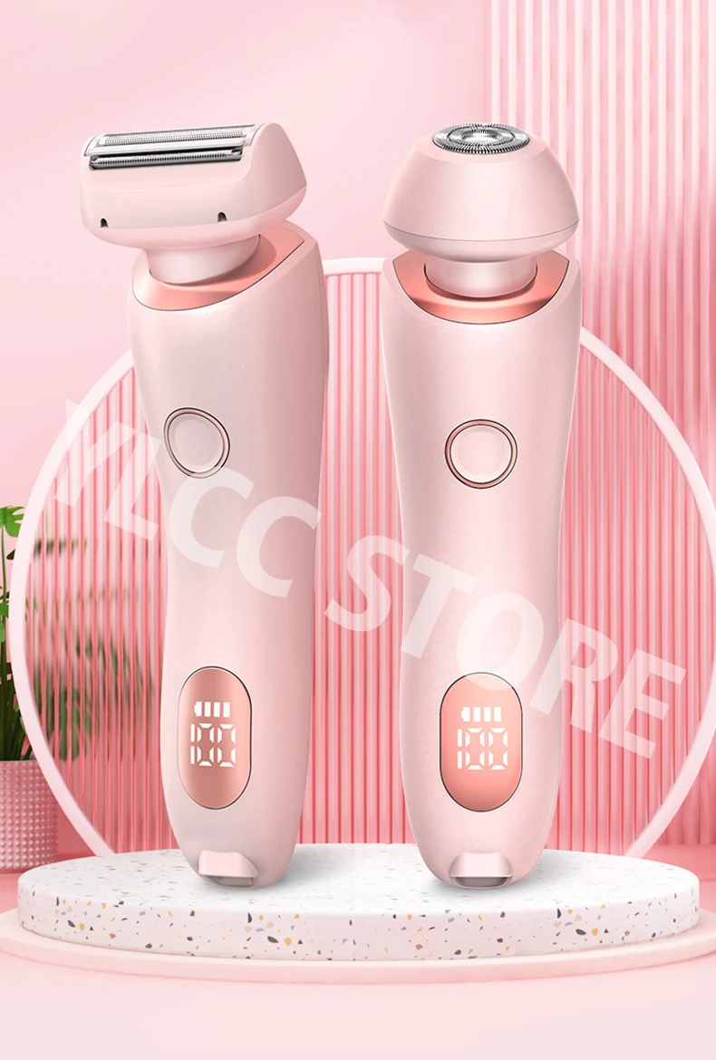 2 in 1 Electric Shaver and Bikini Trimmer for Women