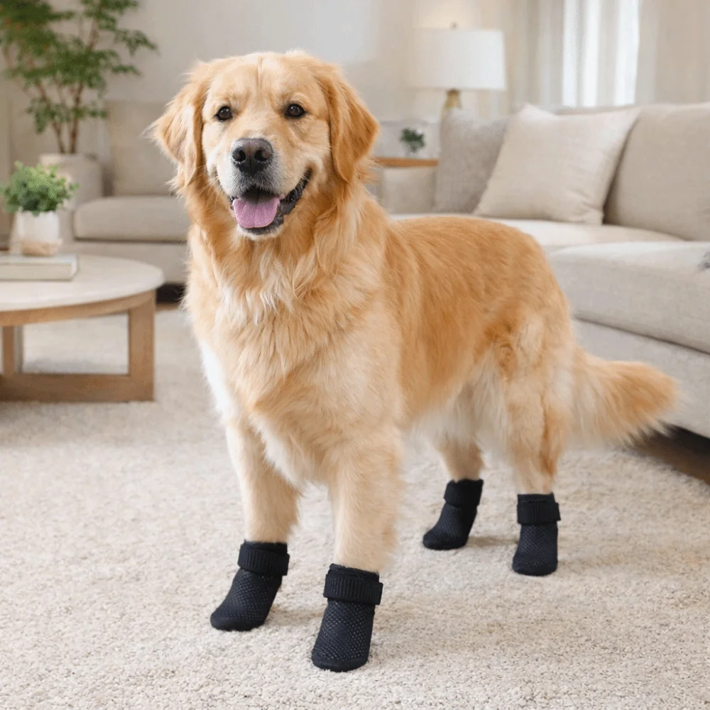 Breathable Pet Foot Covers Mesh Anti-Slip Cat Anti Scratch C