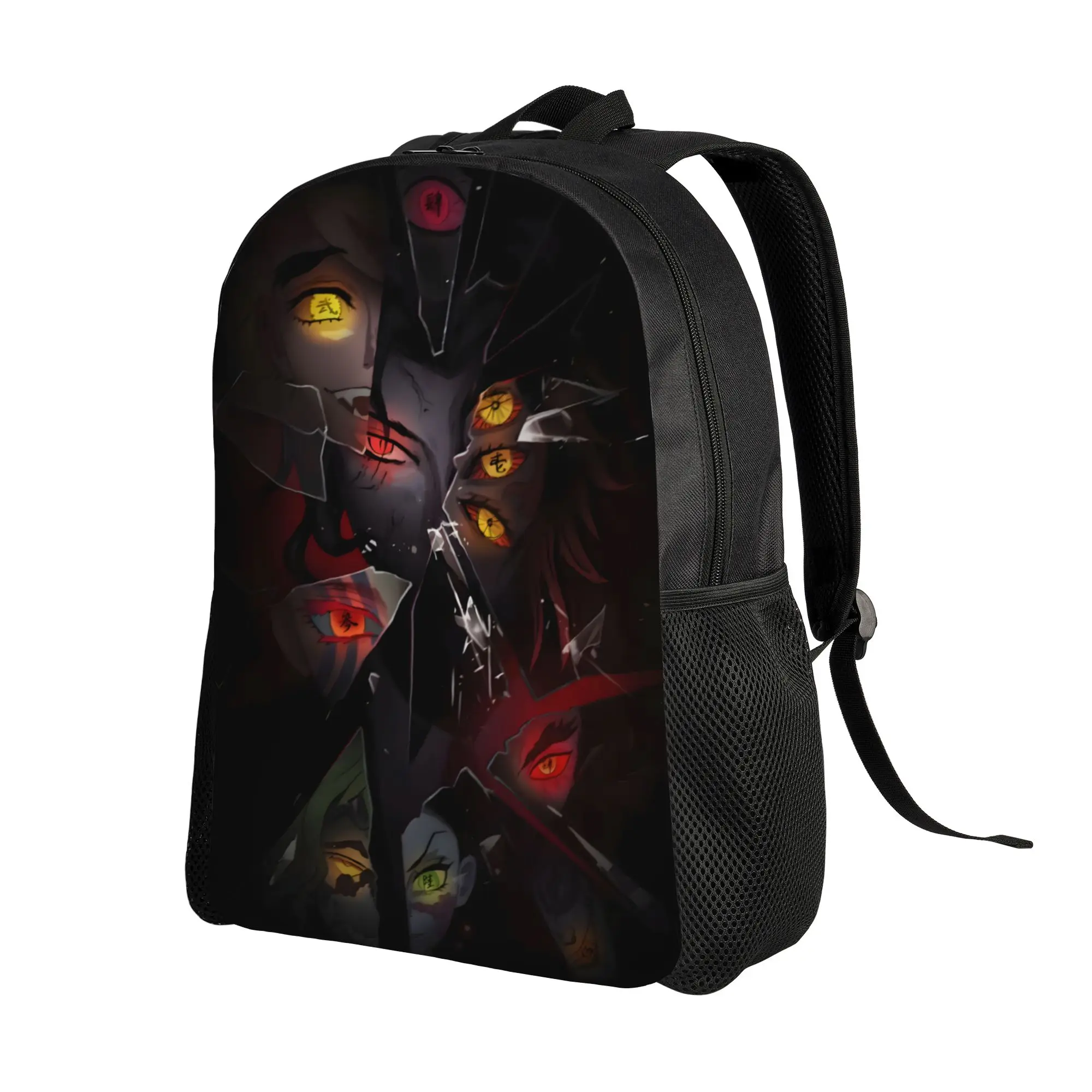 1Piece Backpack Twelve Kizuki Eyes New School Year Storage Bag Office Work  Demon Slayer For Gifts New Term Starts