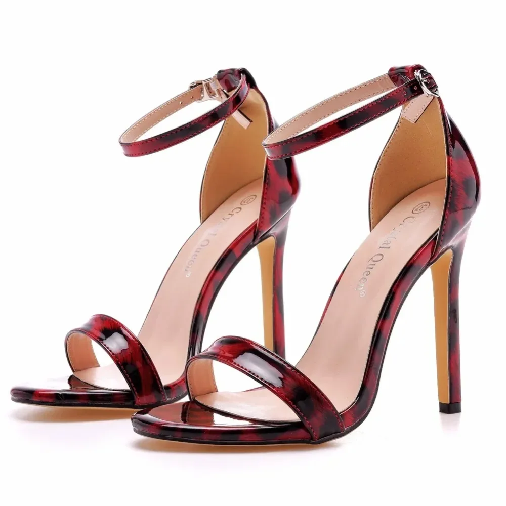 Sandals Women High Heels Black Large Sandals Plus Size Heels 44 45 46  Men\'s Stage Performance High Heel Sandal Large Shoes