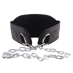 EVA Dip Belt con catena per sollevamento pesi Pullup Gym cintura di sollevamento Squat Fitness Powerlifting Bodybuilding Training