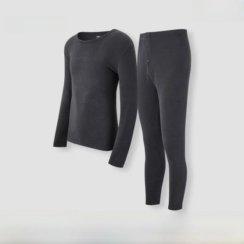 set-di-intimo-invernale-da-uomo-sanfu-caldo-in-velluto-morbido-e-confortevole-con-elastico-semplice-e-aderente-ideale-per-l'autunno-529425-in-misto-poliestere