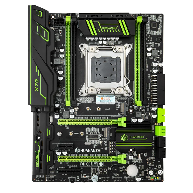 HUANANZHI X79 Mmotherboard CPU RAM Video Card Set with M.2 Xeon E5 1650 C2 3.2GHz 32G(4*8G) 1600 RECC GTX760 4GD5 Graphic Card