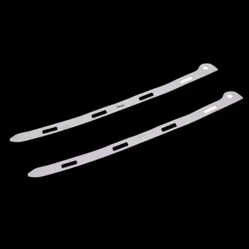 2Pcs Gap Broken Opening Bad Buckle Repair Metal Bracket For 5th Generation City GM6 Front Bumper Repair Metal Plate Buckle