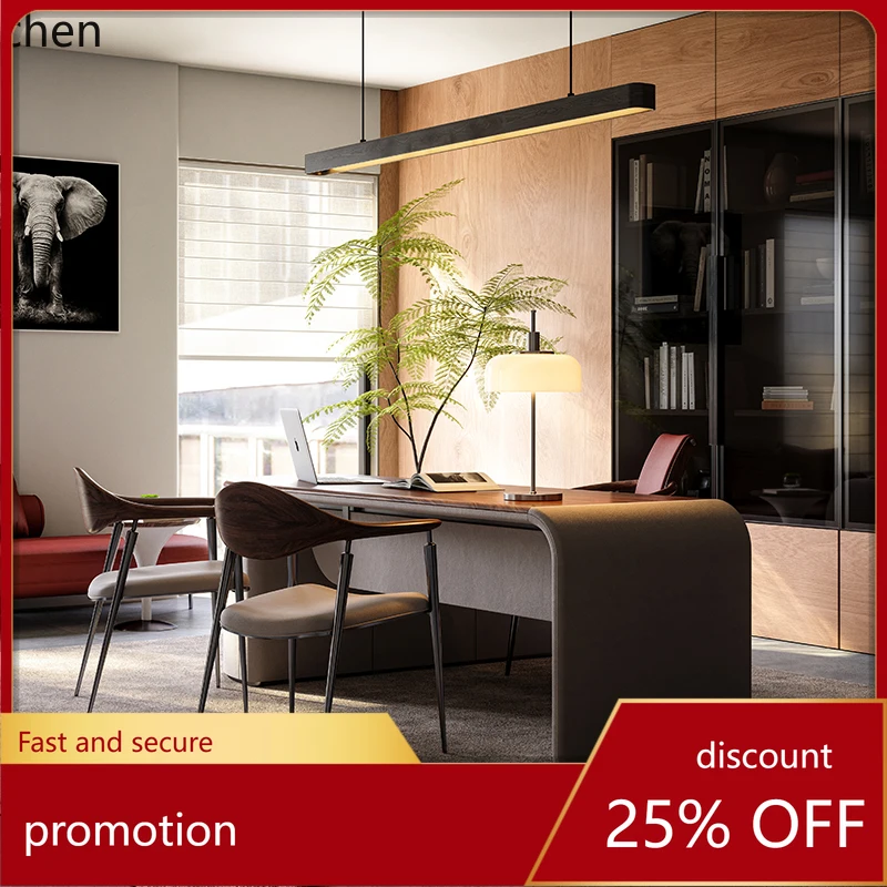 HT desk solid wood simple modern boss table high sense whole house with study desk