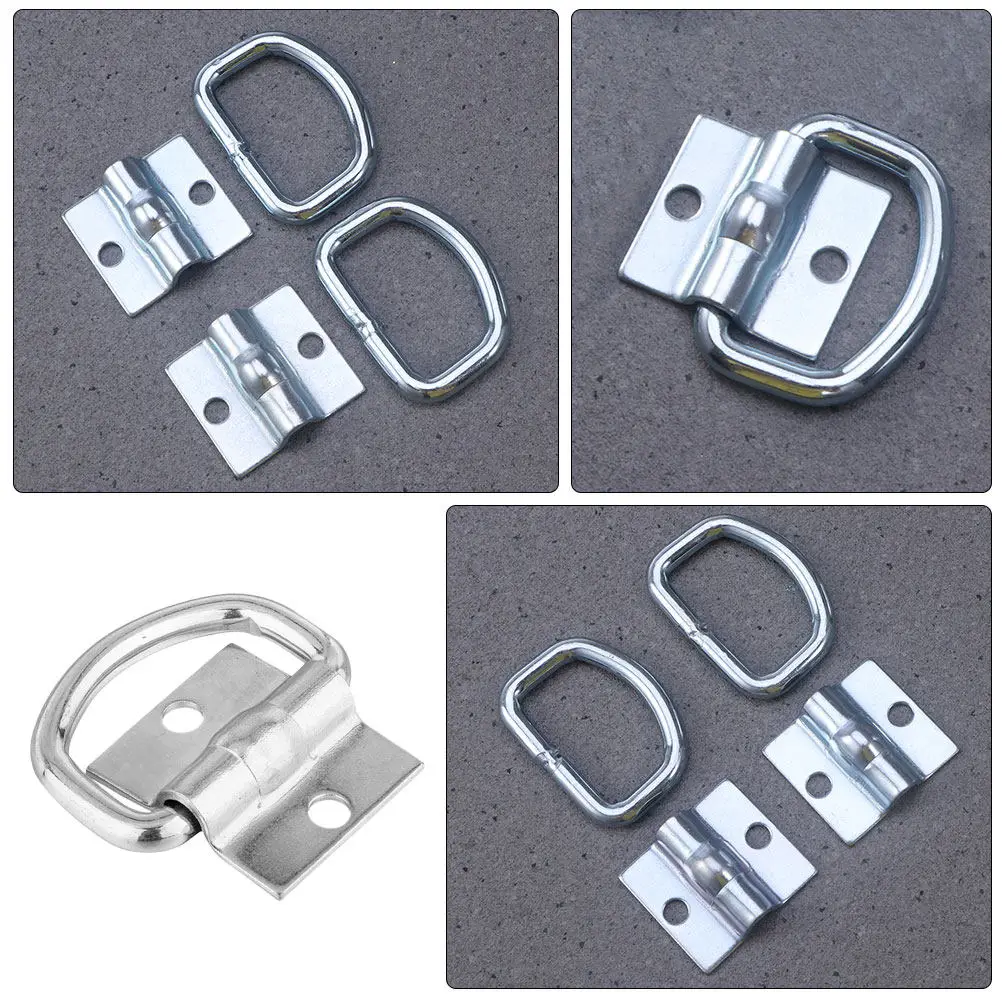 2Pcs Heavy Duty Tie Down Rings Cargo Anchor Truck Bed Trailer Lashing Rings Truck Tie Down Anchors Car Trunk Anchor