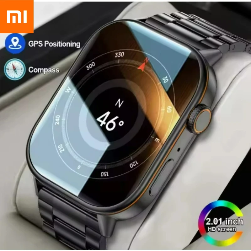 

Xiaomi 2026 Встроенные 6-звездочные GPS-позиционные Смарт-часы для женщин 2,01 дюйма AMOLED HD-экран IP68 Водонепроницаемые спортивные браслеты для женщин