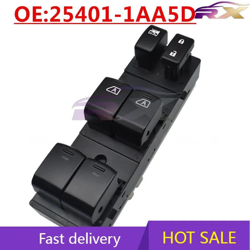

OEM:25401-1AA5D Suitable for Nissan glass lifter switch power window main control switch