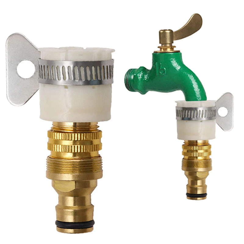 

Universal Hose Tap Adapter 15-23mm Garden Watering Tool Faucet Tap Connector Pipe Fitting for Garden Water Hose