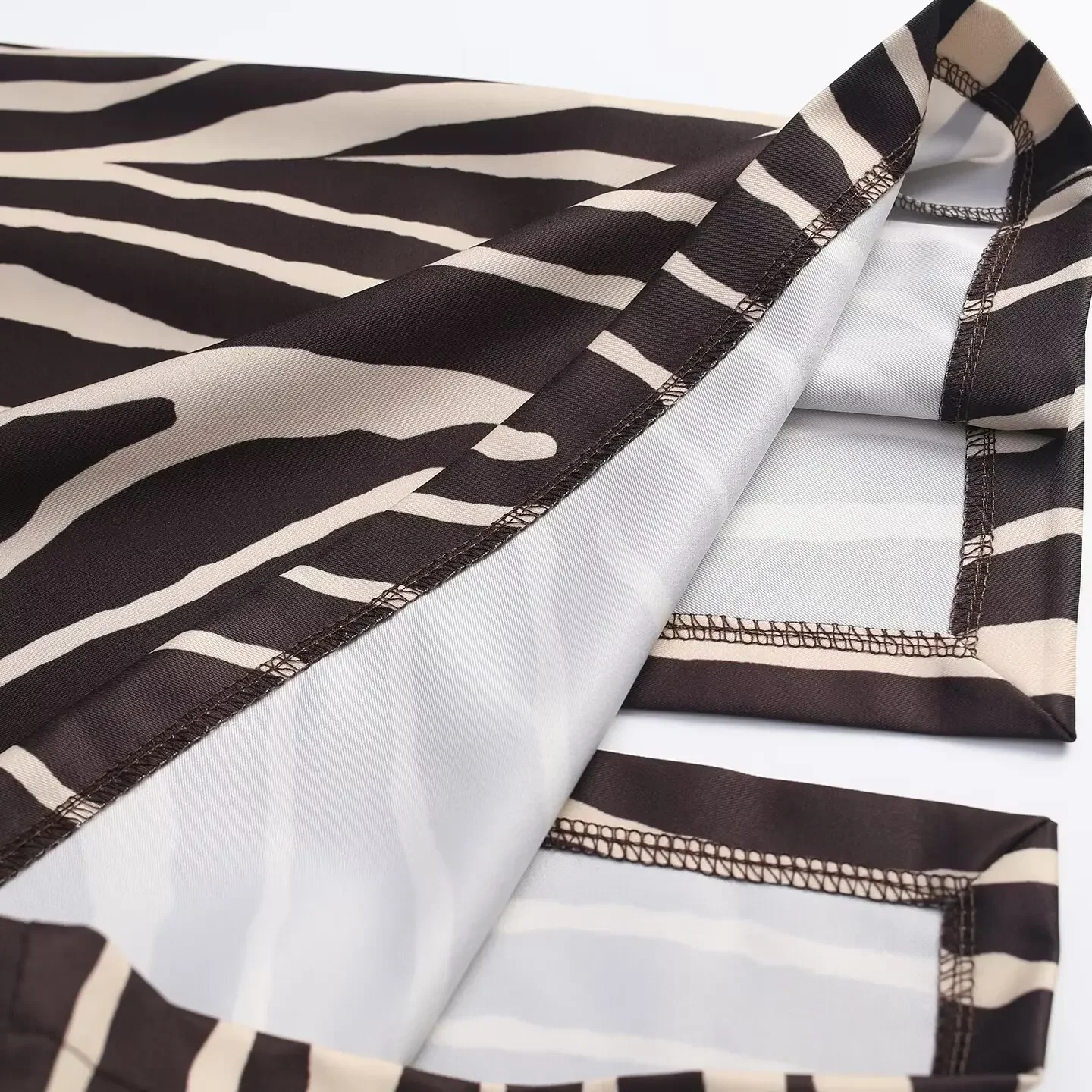 KONDALA Damen Casual Zebra Midi-Röcke Vintage High Street Röcke mit Schlitz Neu 2026 Frühherbst Trendige Elegante Pendler-Röcke für Damen – Detail 9