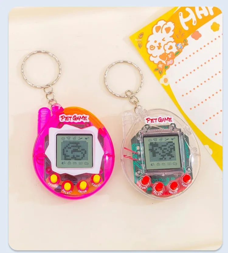 Luminous Electronic Pet Machine 2026 - Retro Virtual Handheld Game Keychain Children's Gift Toy