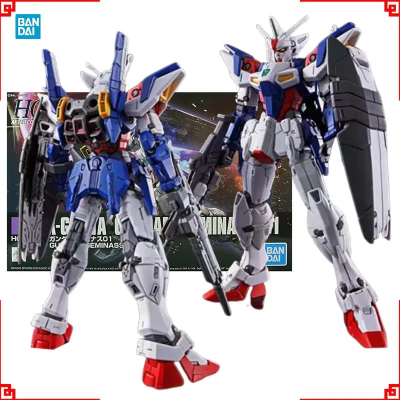 

Bandai Gundam Model Kit HGUC PB Geminass 01 Action Figure Gunpla Building Kit Gundam Collectibles Anime Figures Toys Boys Gift