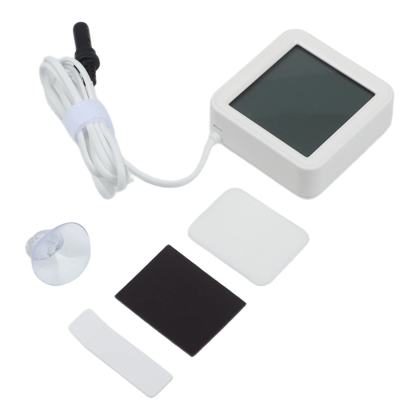 For Tuya= Smart Wifi Probe Aquarium Temperature Humidity Sensor Optional LCD Digital Works With Tuya= App For Fish Tank, Room
