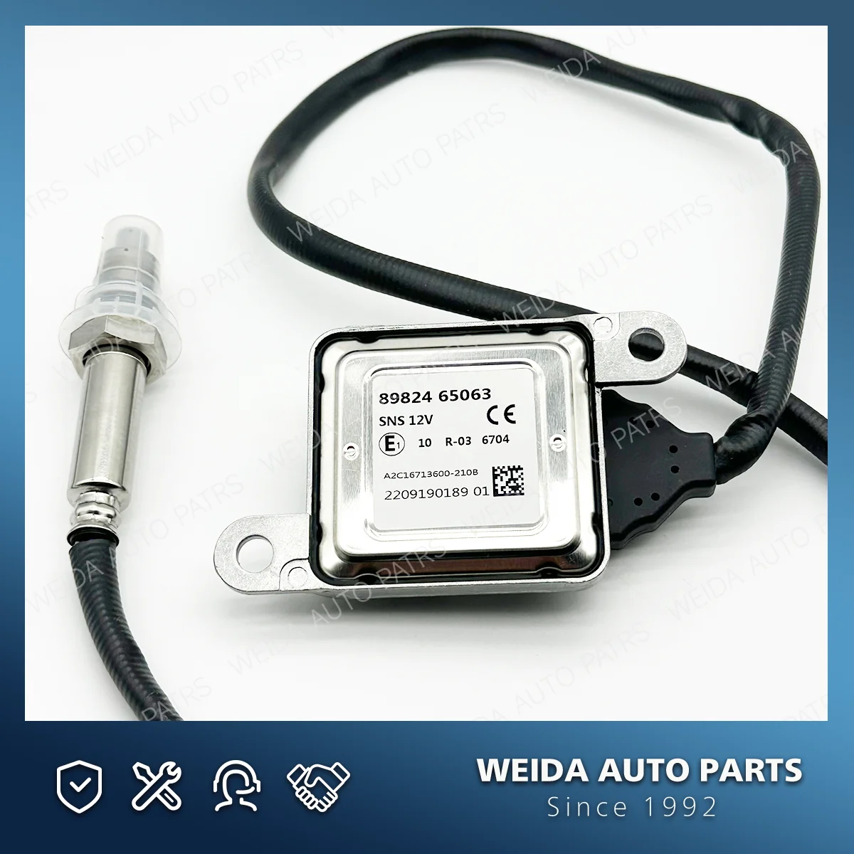 

8982465063 8-98246506-3 5WK97210 Original New Nitrogen Oxide Sensor Nox Sensor For 12V for ISUZU 4JJ1 4HK1 NPR NQR NRR