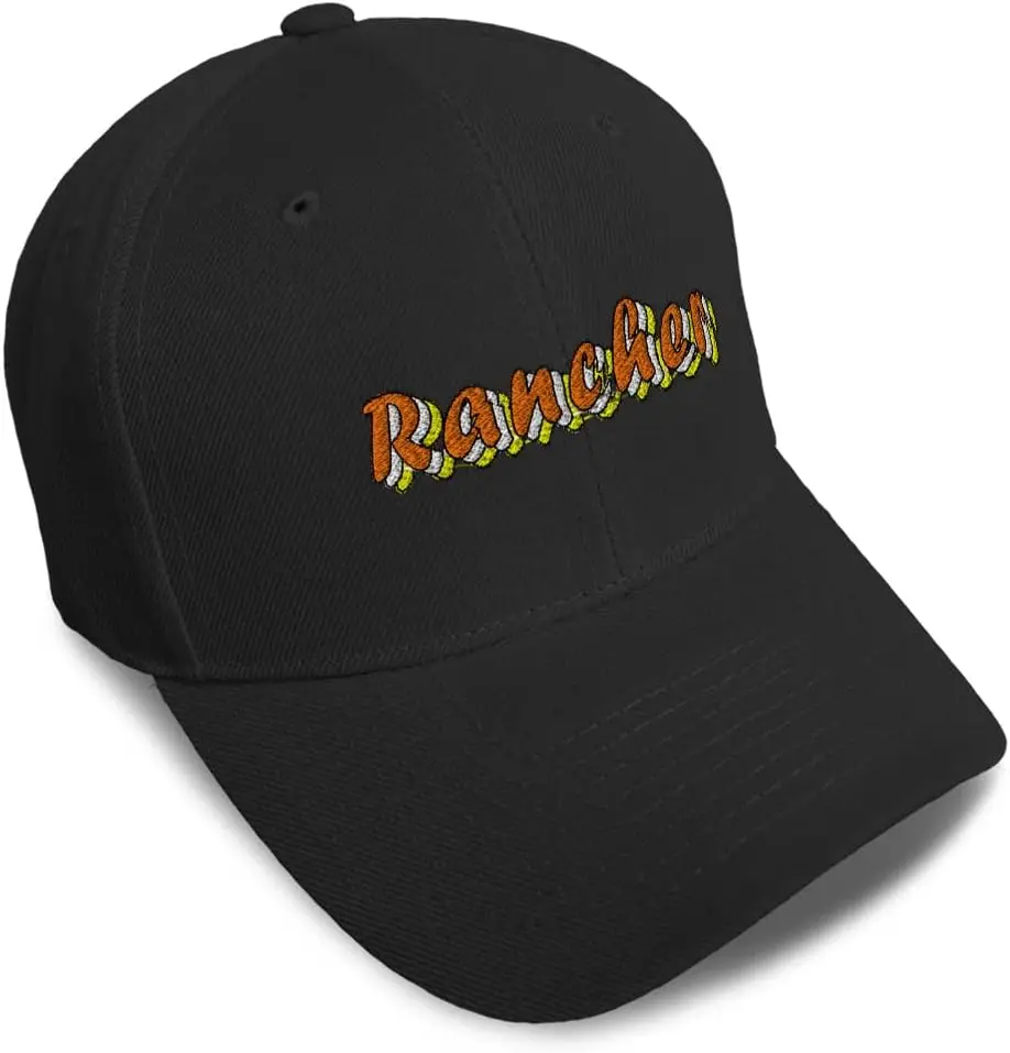 Baseball Cap Rancher Farmer Acrylic Animals Dad Hats for Men and Women