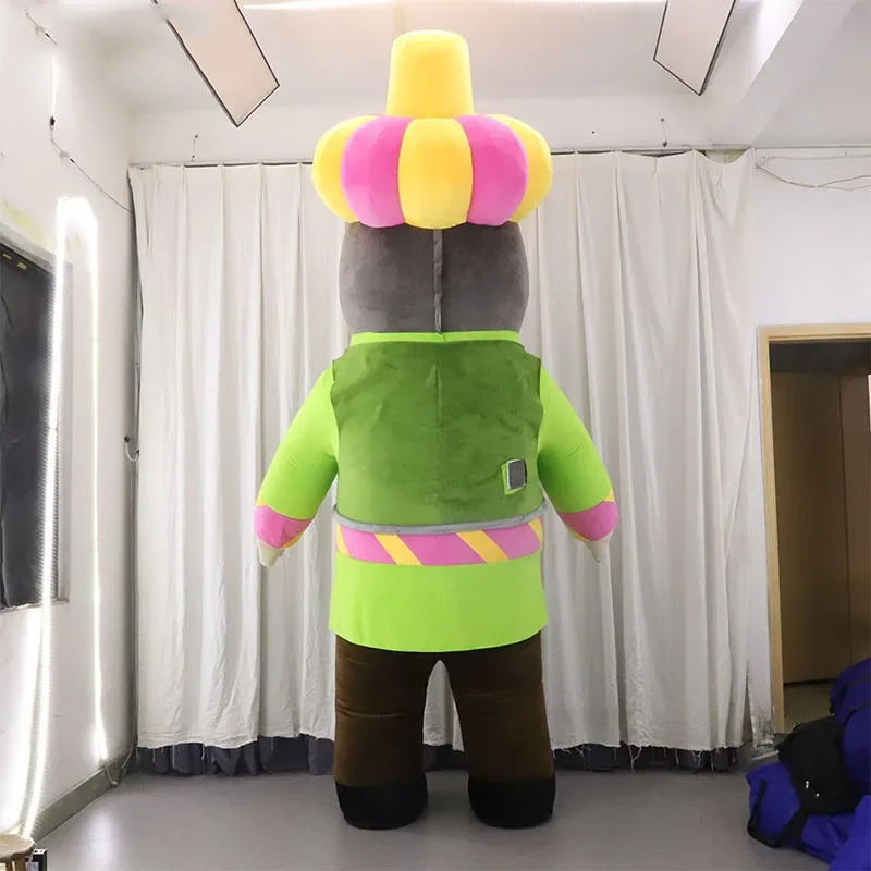 Inflatable Arabian Mascot Costume Funny Street Party Plush Doll for Halloween Christmas Carnival No Battery No Charger view 3