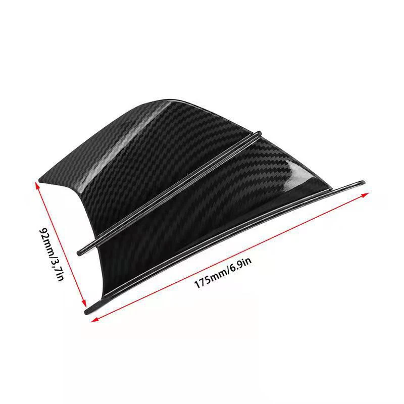 Winglet Universal Motorcycle, Spoiler aerodinâmico, Asa com adesivo, Decoração de motocicleta