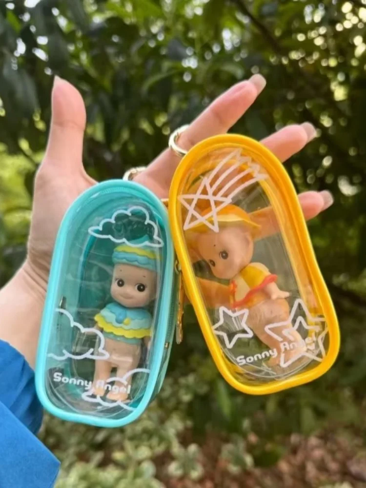 Sonny Angel – mallette de rangement transparente My Bestie, Mini sac Portable, affichage anti-poussière, porte-figure de jouet pour enfants, cadeaux de collection