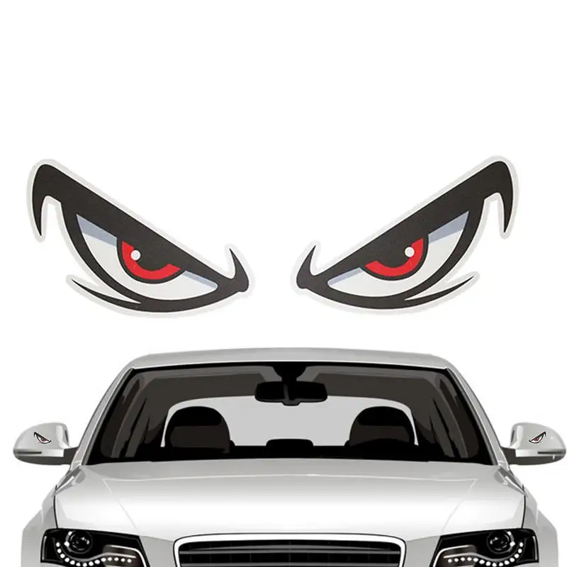 Stiker mobil reflektif, stiker mobil lucu, dekorasi mobil, stiker peringatan keselamatan Malam 3D, stiker mobil lucu