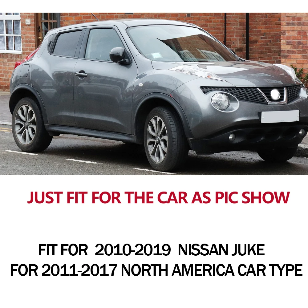 For NISSAN JUKE 2010-2019 Set Molded Mud Flaps Mudflaps Splash Guards Front Rear Mud Flap Mudguards Fender YC101032