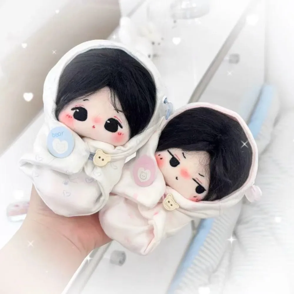 

Swaddling 10cm Cotton Doll Swaddling Clothes Cloak Little Blanket 10cm Doll Clothes Creative Funny Doll Dress Up Set