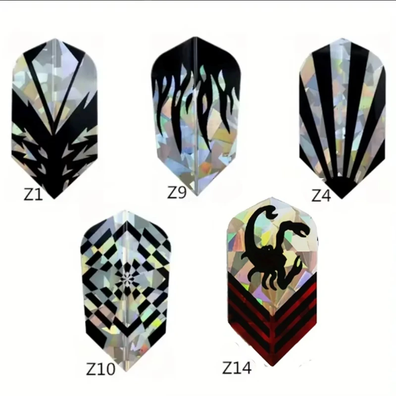 Vols de fléchettes en PVC mince et durables, 30 pièces, modèles réfléchissants au Laser pour pointe en acier et fléchettes à pointe souple pour les joueurs de tournoi amateurs