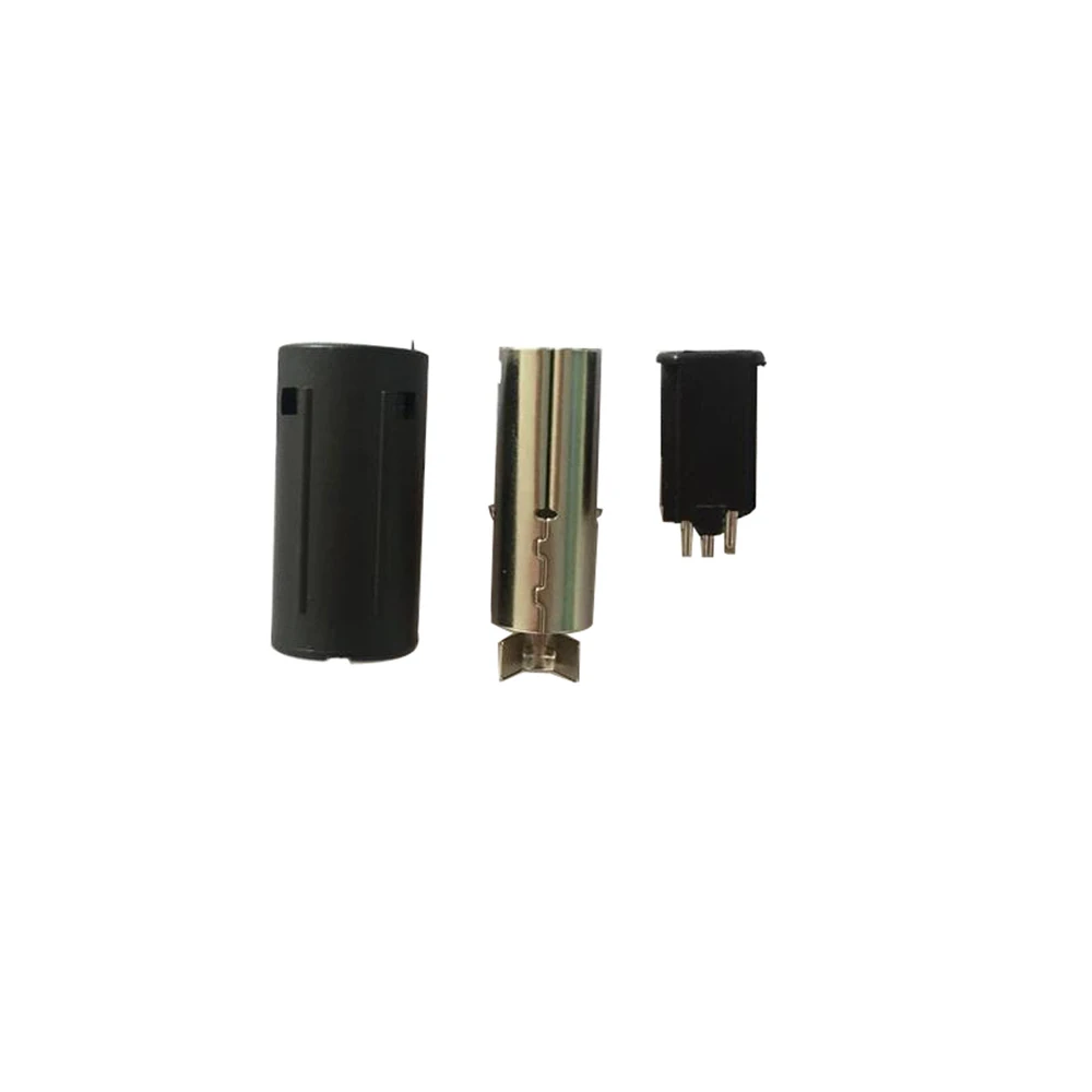 10 Set High Qualtiy  Connector Adapter Plug For  NGC  Black Full Pin Jack Interface Plug Replacement Part