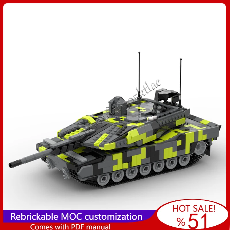 

1314 шт. MOC WW2 Panzer KF51 пантера танки модель DIY модульное здание технология сборки детские игрушки популярные рождественские подарки