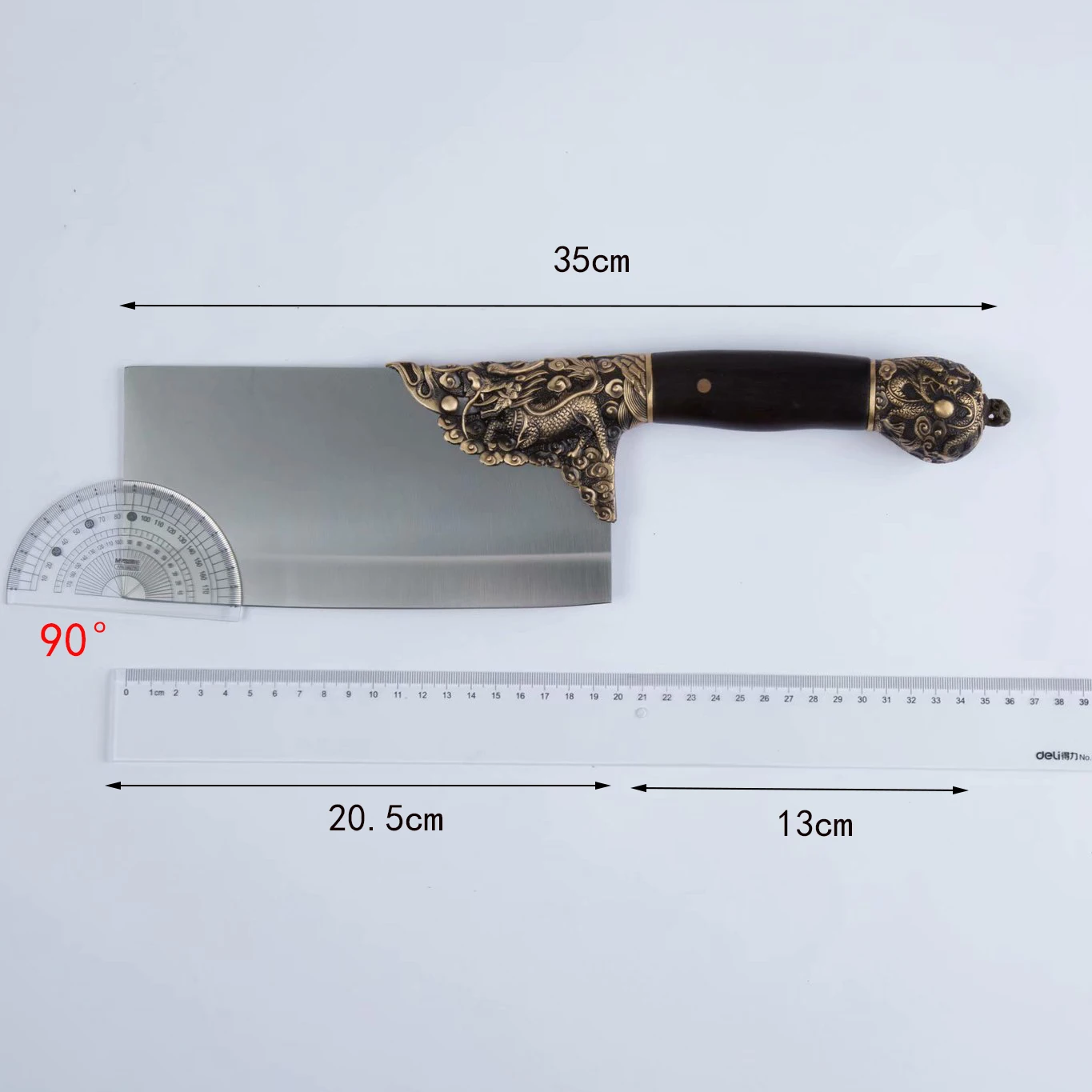 8.3 Inch Chopper Knife Sharp Chef Hatchet Machete Chopping Longquan Kitchen Knives Bone Meat And Poultry Tools Ebony Handle