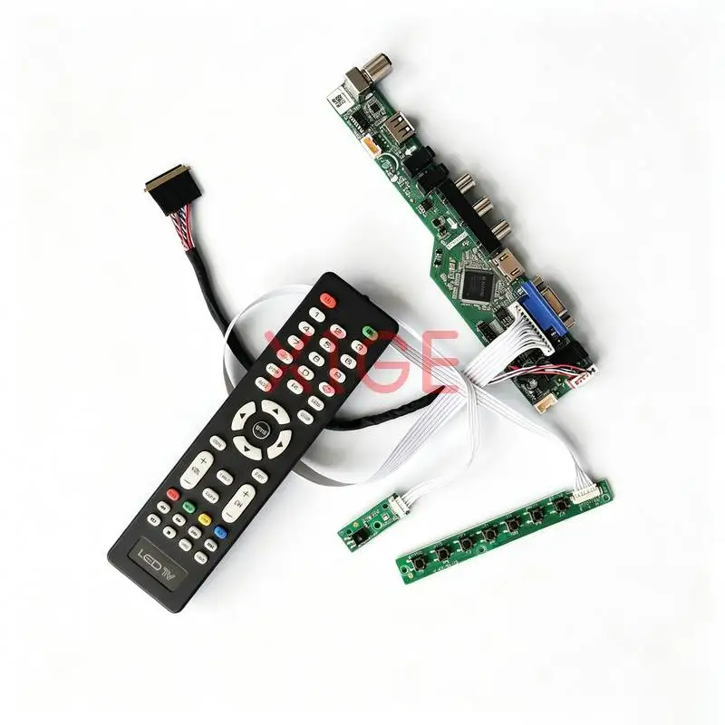 

Controller Board Fit B156XW03 B156XW04 B156XW06 B156XW02 USB+AV+VGA+HDMI Laptop Display Screen 1366*768 1366x768 LVDS-40 Pin Kit