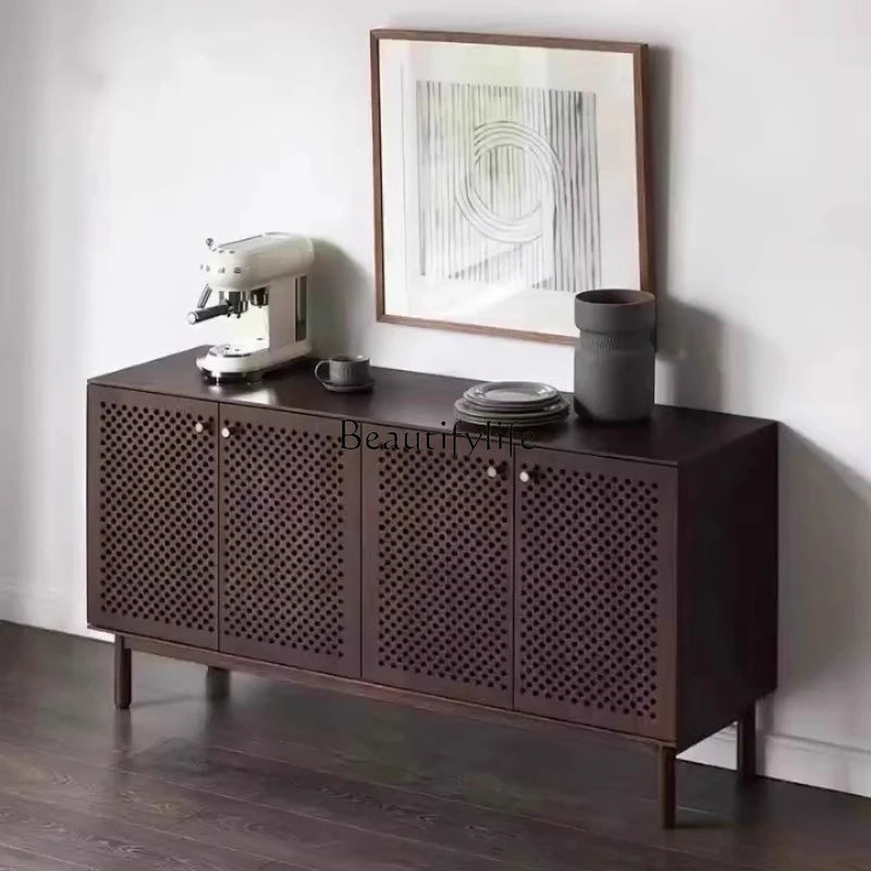 

Nordic simple solid wood new Chinese storage cabinet natural wind living room bedroom storage cabinet