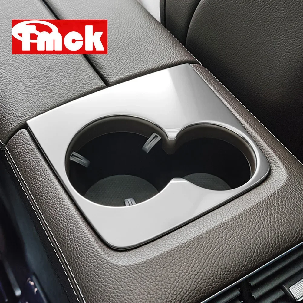 For Mercedes Benz GLE GLS Class W167 V167 X167 AMG GLE53 63 GLS63 2020-2026 Car Accessories Rear Row Water Cup Holder Cover Trim