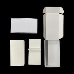 10pcs Foldable Paper Box for Mobile Phone with Inner Tray Double Layer Dividing Area A339