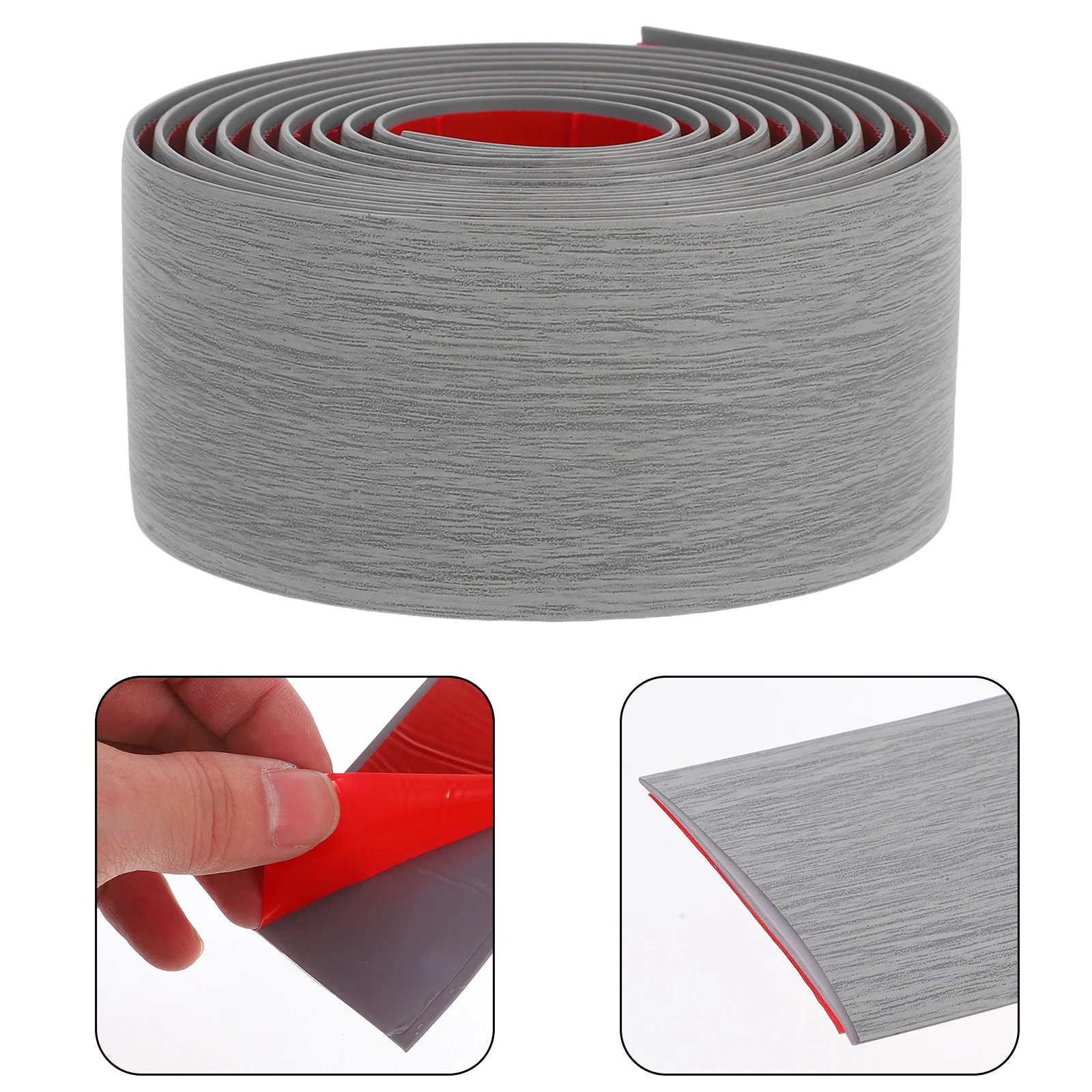 

Self Adhesive Floor Transition Strip Peel Stick Edging Trim Wood Carpet to Tile Doorway Transition Strip