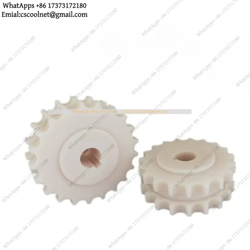 JS02 19 Teeth Diameter 117.34mm Hole 30mm Casting Nylon 820 Series Machining Sprocket Automatic Assembly Line Driving Wheel