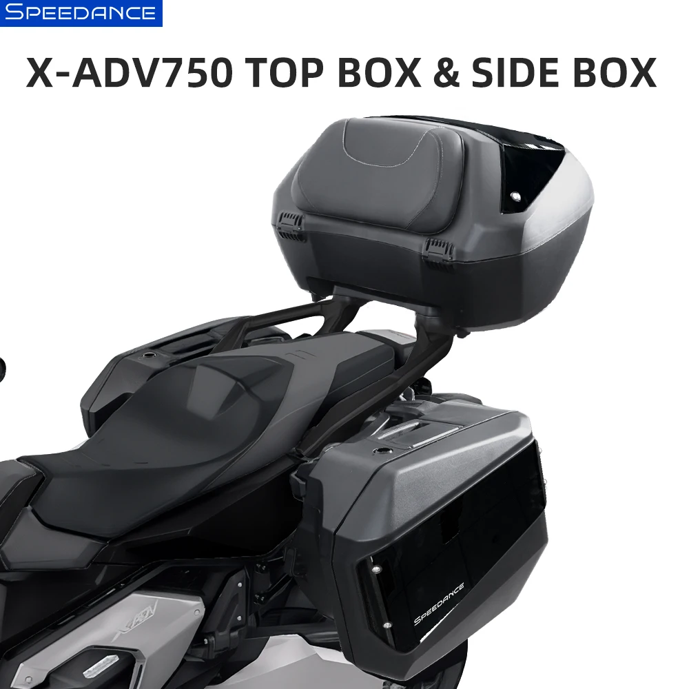 

high quality for Honda XADV750 Three Boxes: 50L top box, 33L left side box, 26L right side box for 2022-2025 year model