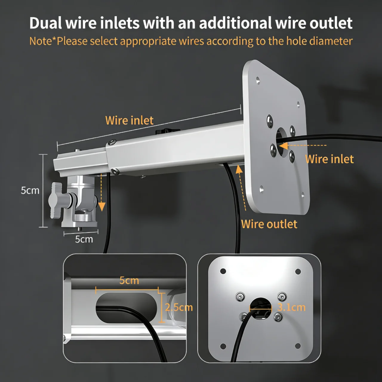 Feilimud Heavy-Duty Projector Wall Bracket with a Load-Bearing Capacity of 15KG, Suitable for XGIMI RS Pro3, Dangbei X5, Etc