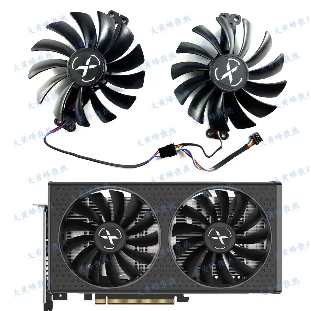 New Cooling Fans for XFX RX6500XT Speedster QICK Video Card