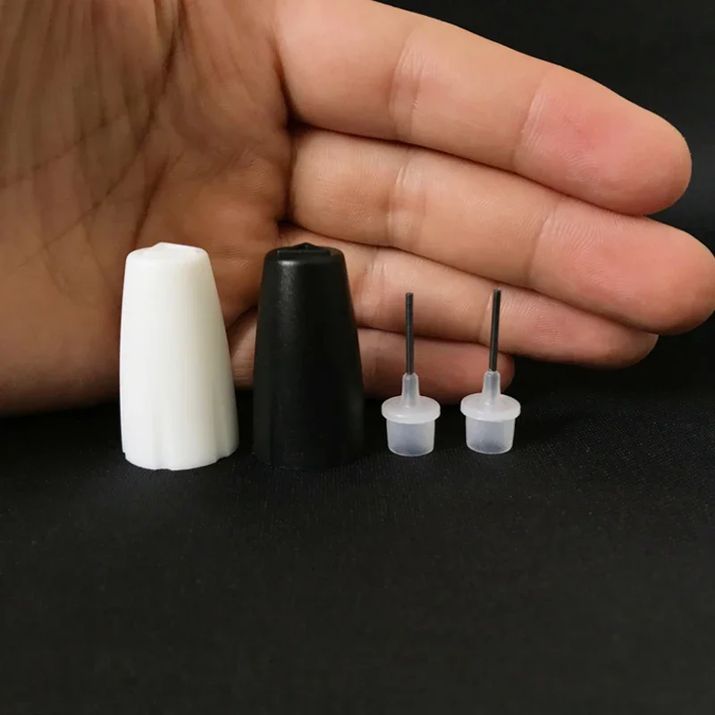 100Pcs 10ML 15ML 20ML 30ML PET Clear Vial With Long Thin Tip Empty Dropper Bottle