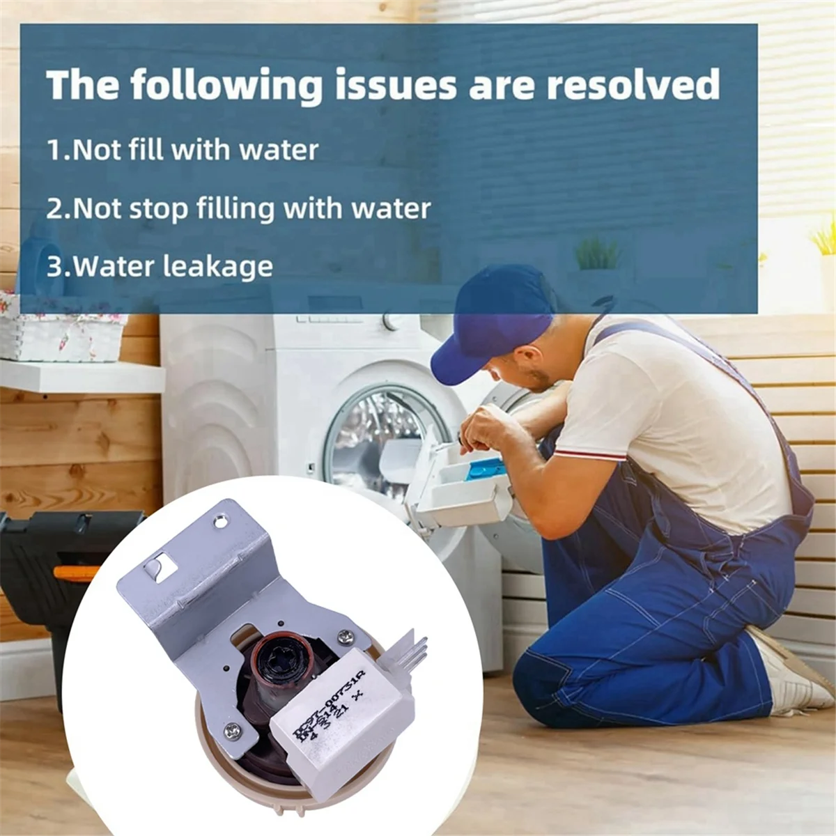 ABJZ Controller interruttore sensore livello acqua per accessori lavatrice Parte di ricambio DC97-00731A -S14